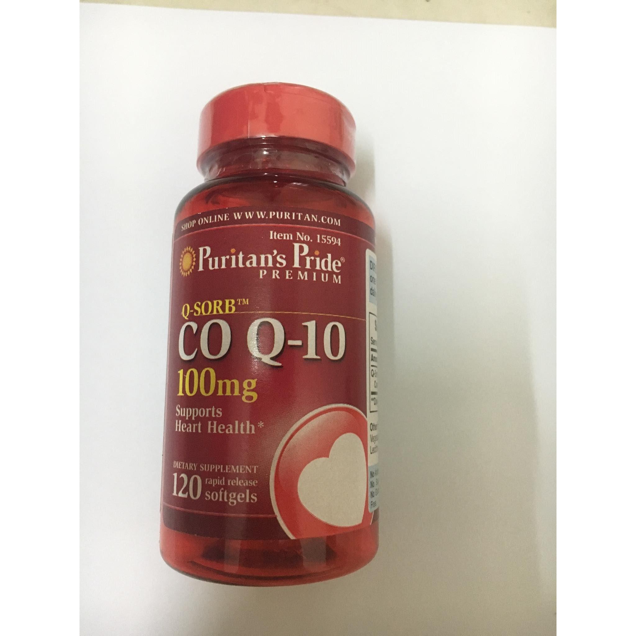 Co Q10 100mg Puritan's Pride 120 viên