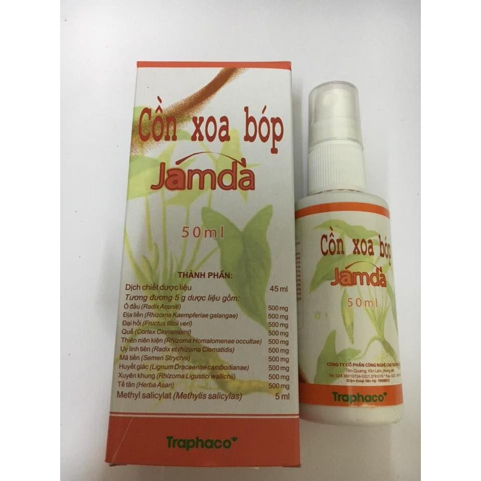 Cồn xoa bóp JamDa