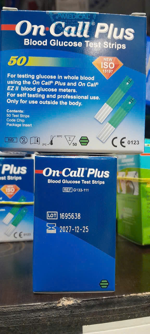 Que thử tiểu đường On Call Plus 50 que