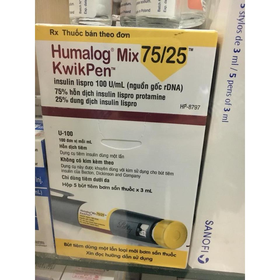 Humalog Mix 75/25 Kwikpen 100IU/ml x 3ml