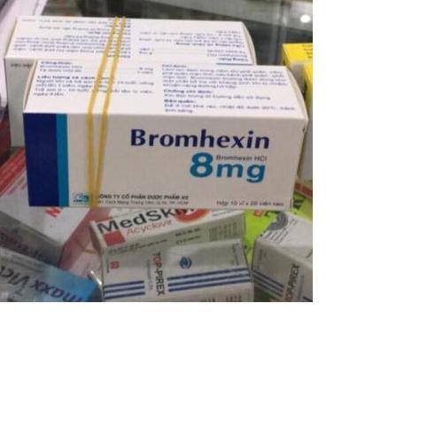 Bromhexin 8mg công ty dược 3/2