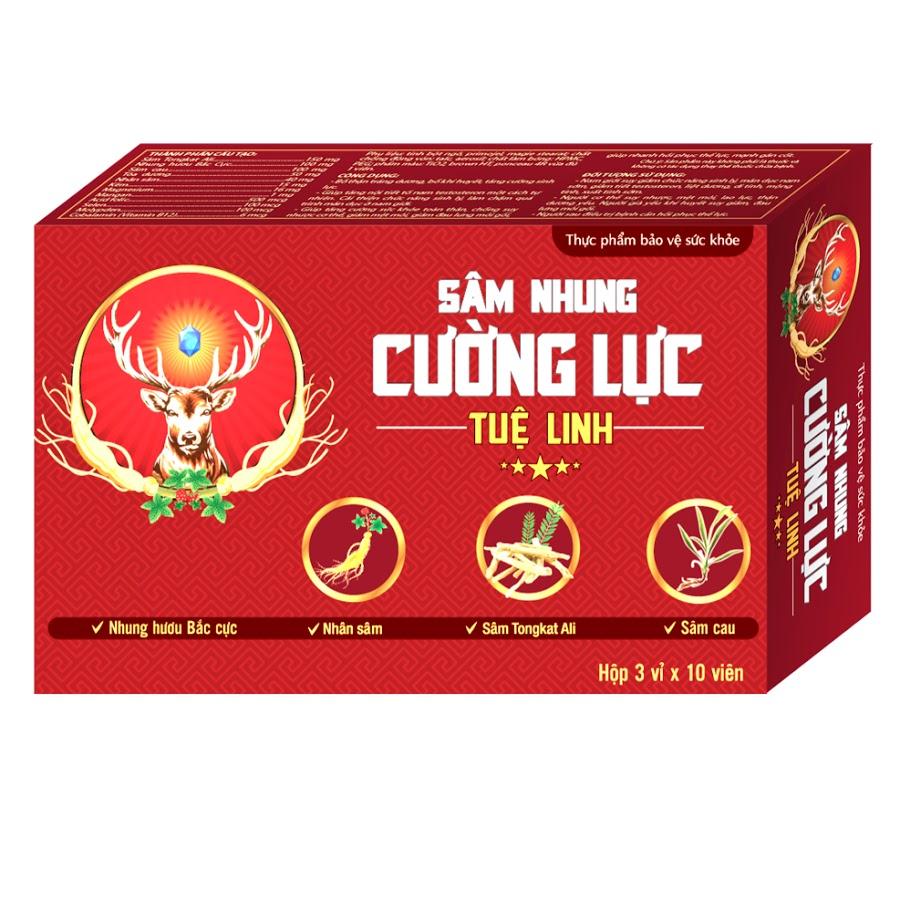 Sâm nhung cường lực Tuệ Linh (vỉ)