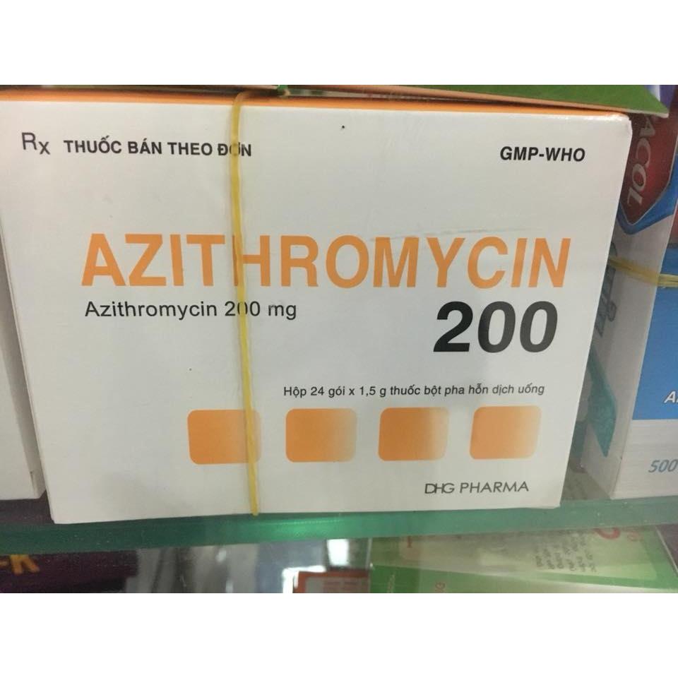 Azithromycin 200mg Hậu Giang