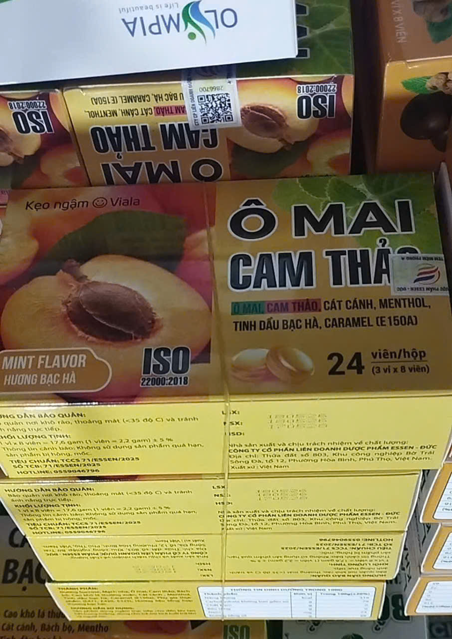 Kẹo ngậm Ô Mai Cam Thảo