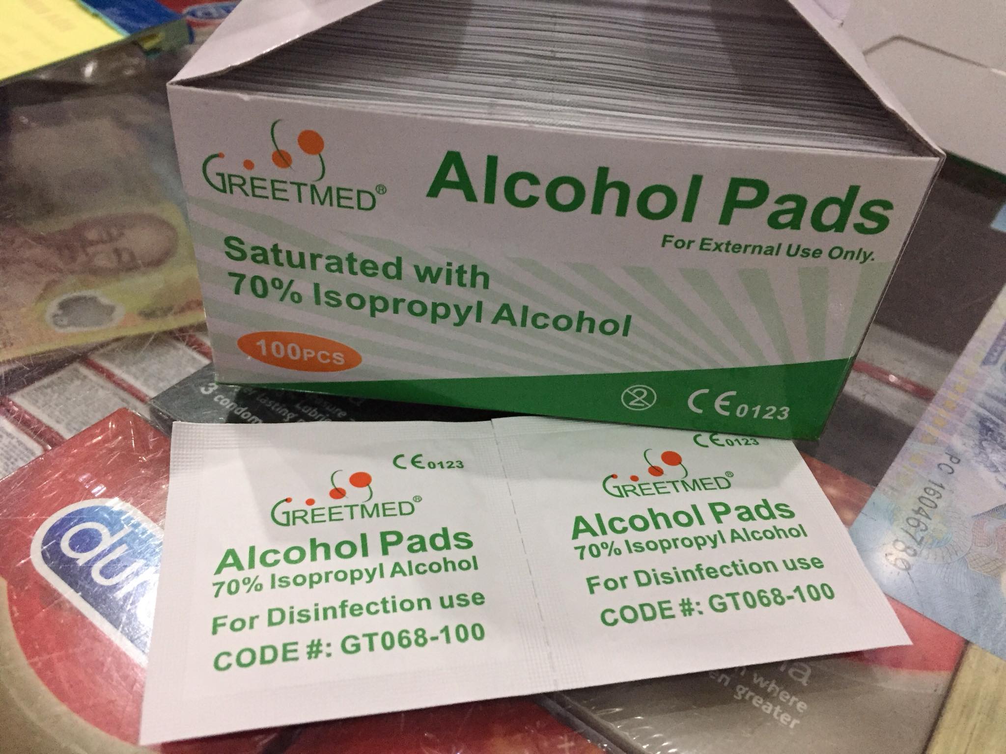 Bông Tẩm Cồn Alcohol Pads