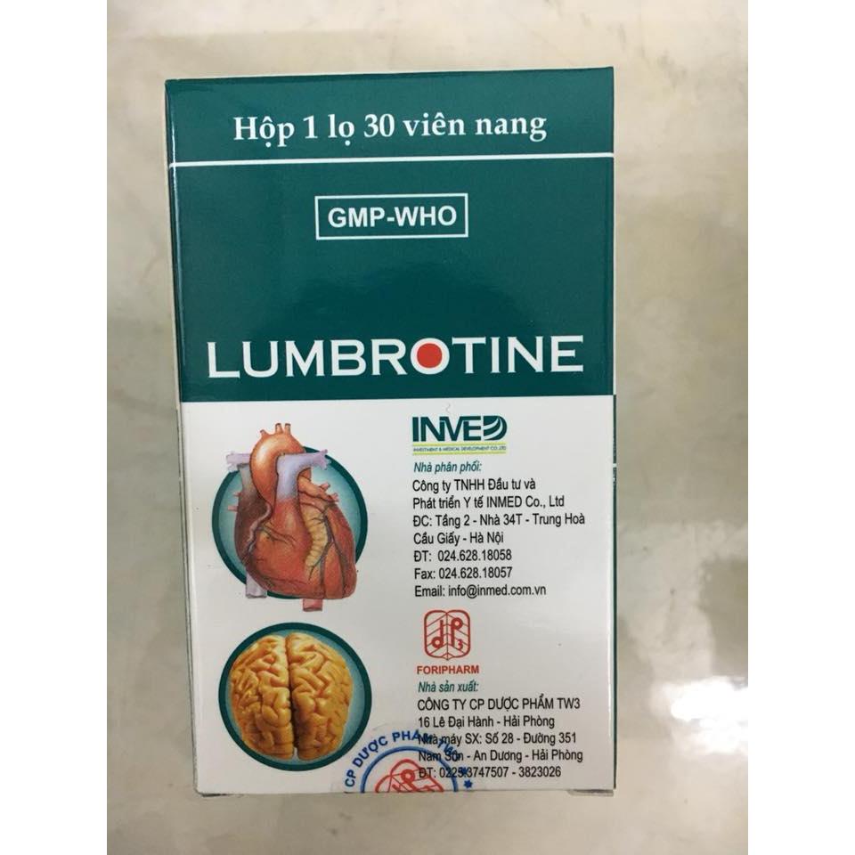 Lumbrotine lọ 30 viên