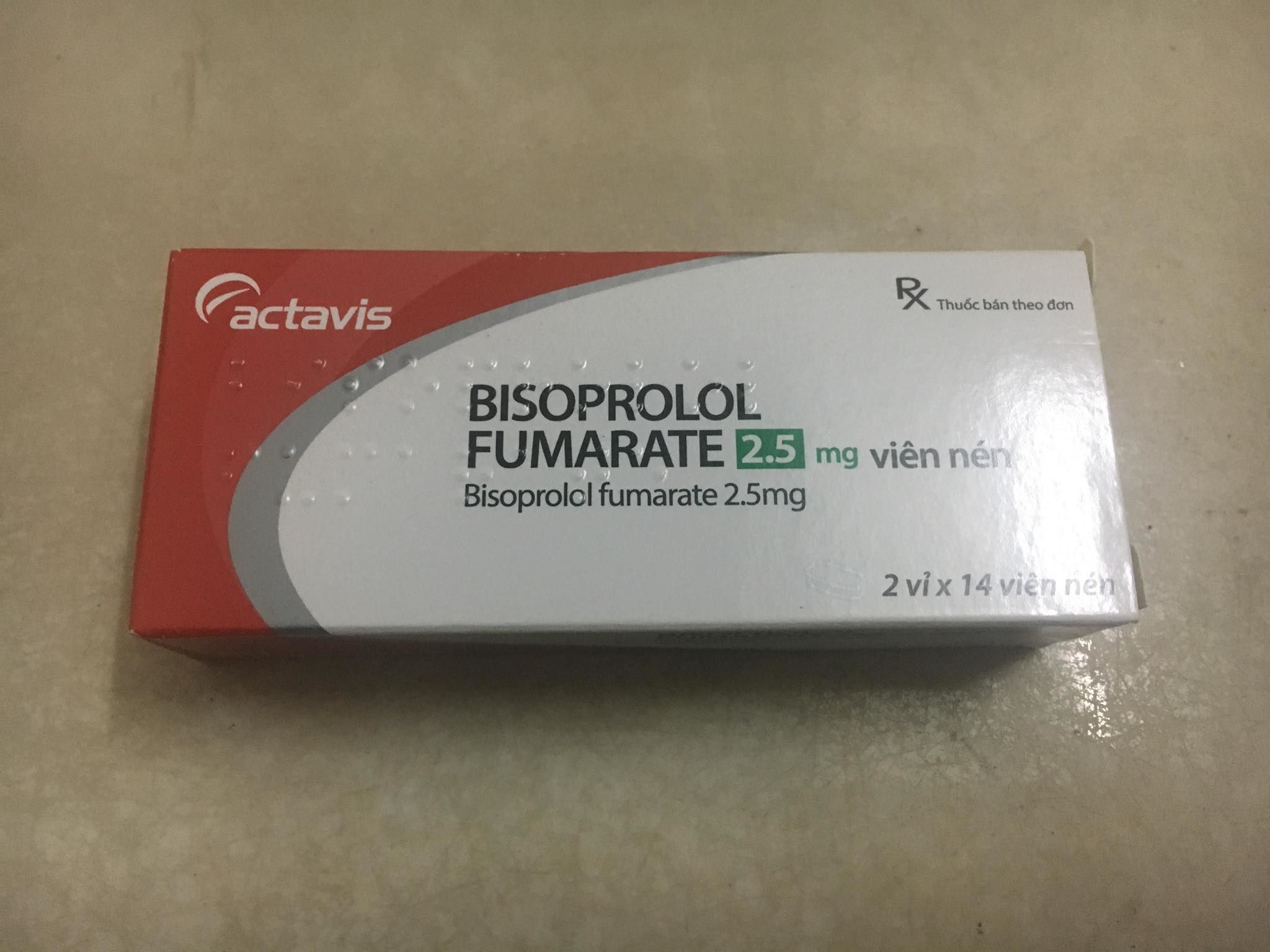 Bisoprolol Fumarate 2.5 mg