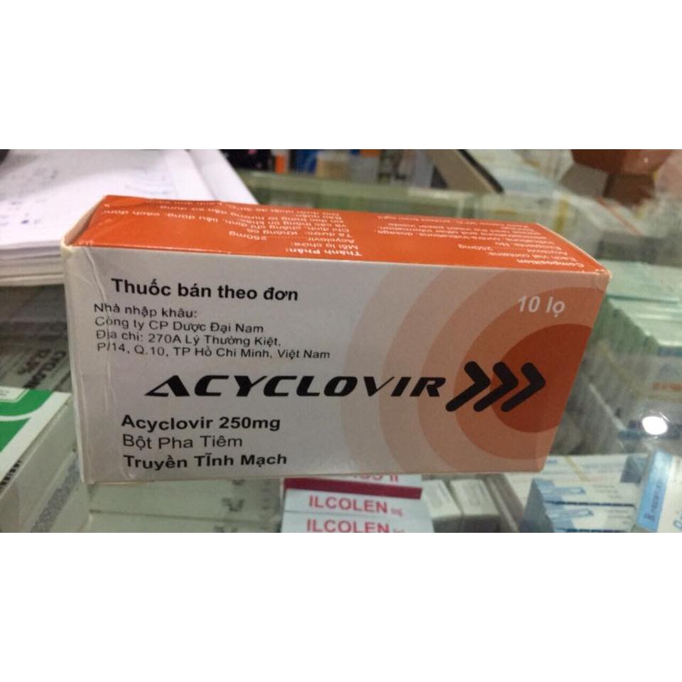 Thuốc tiêm Acyclovir 250mg