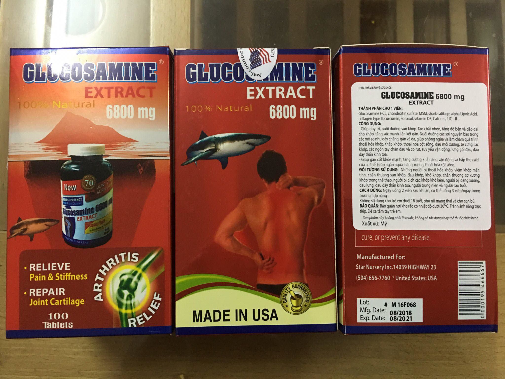Glucosamine extract 6800mg