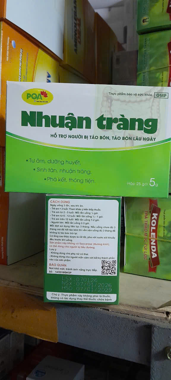 Nhuận Tràng PQA (gói cốm)