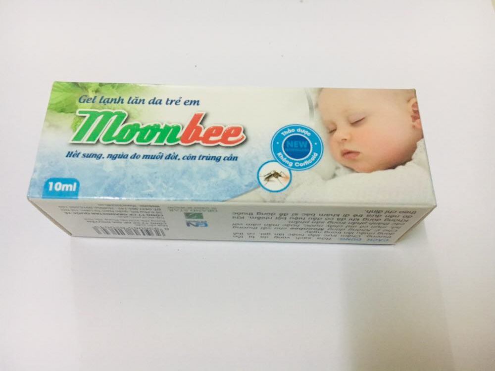 Gel lạnh lăn da trẻ em Moonbee