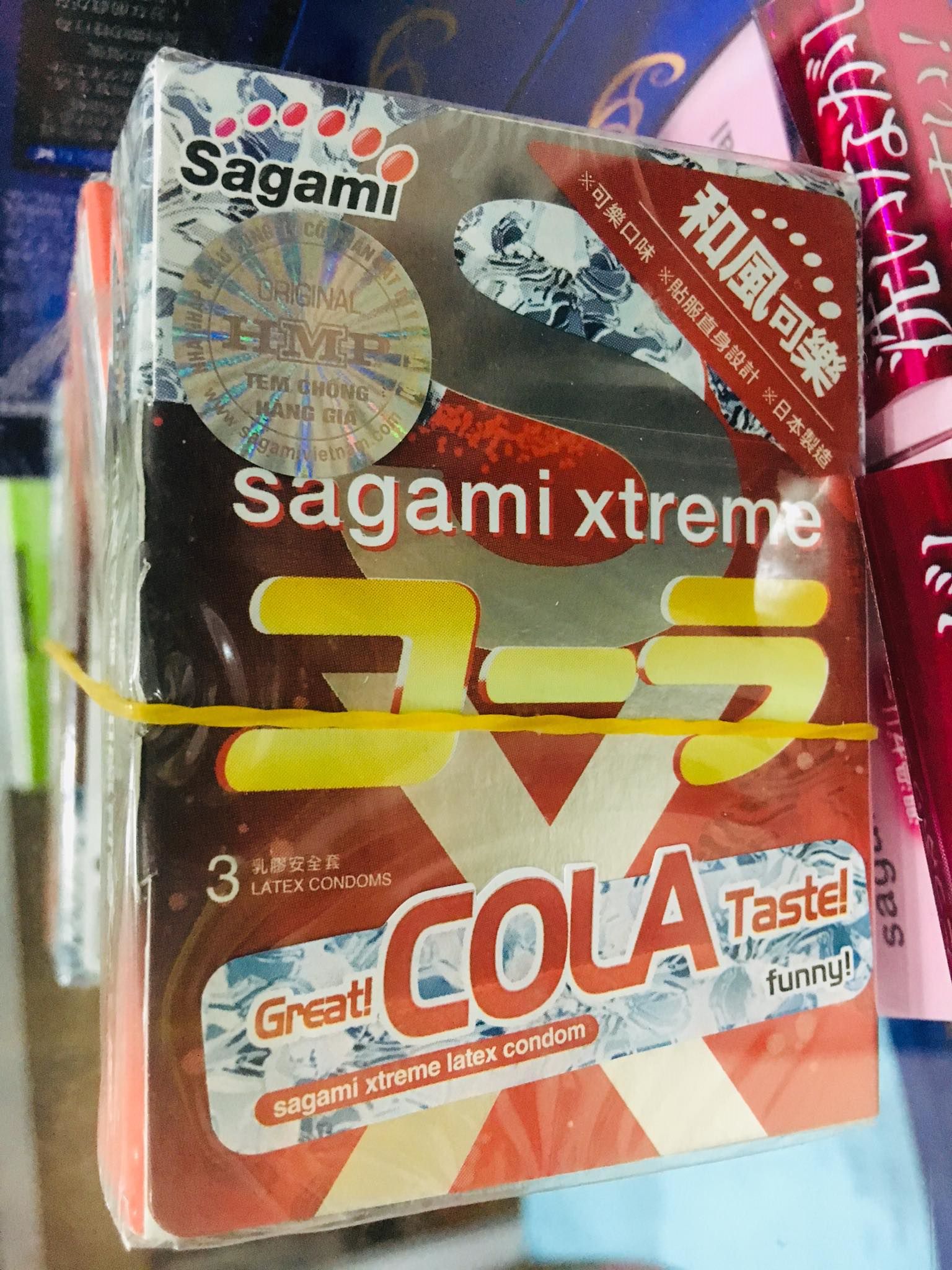 Bao cao su Sagami Xtreme vị cola