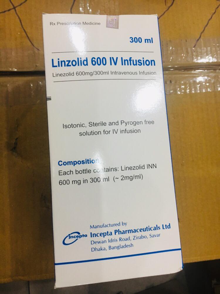 Linzolid 600 mg/300ml