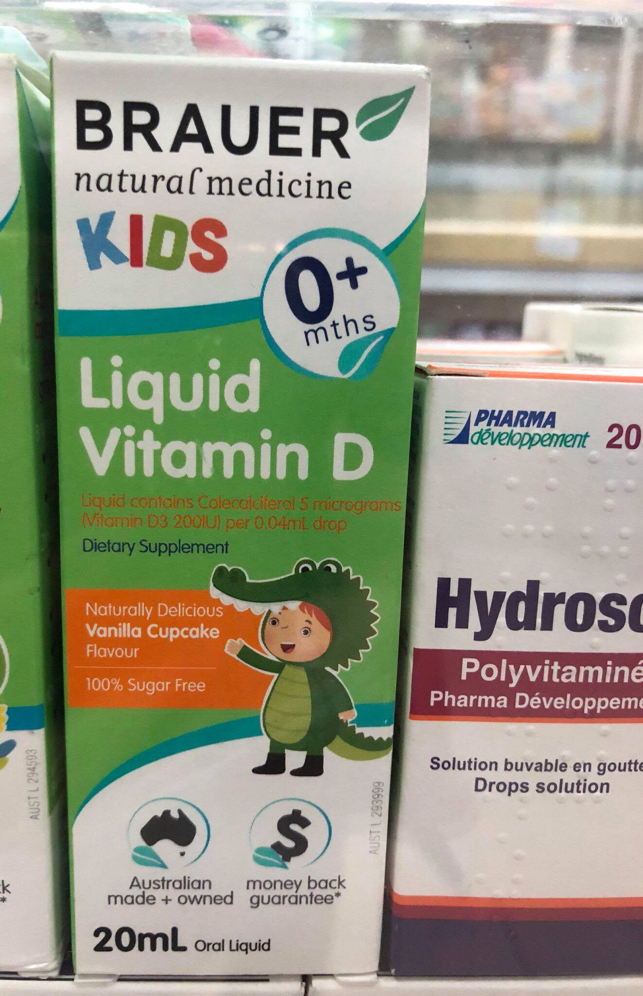 Brauer 0+ Kids Liquid Vitamin D 20ml