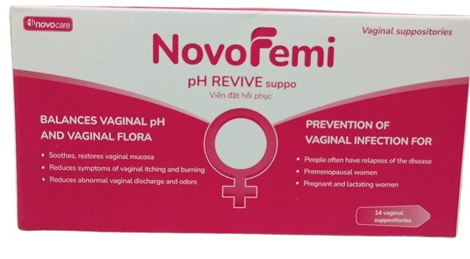 NovoFemi pH REVIVE suppo