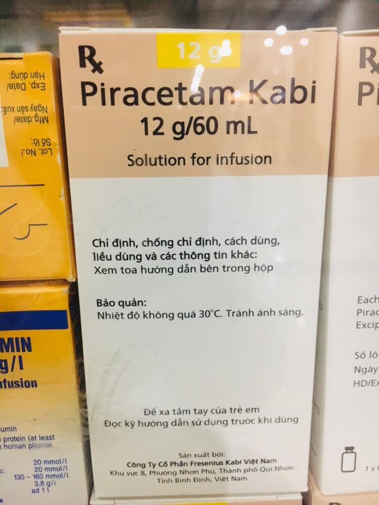 Piracetam Kabi 12g/50ml