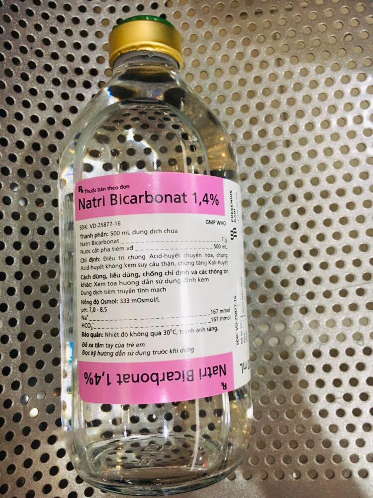 Natri Bicarbonat Kabi 1.4% 250ml