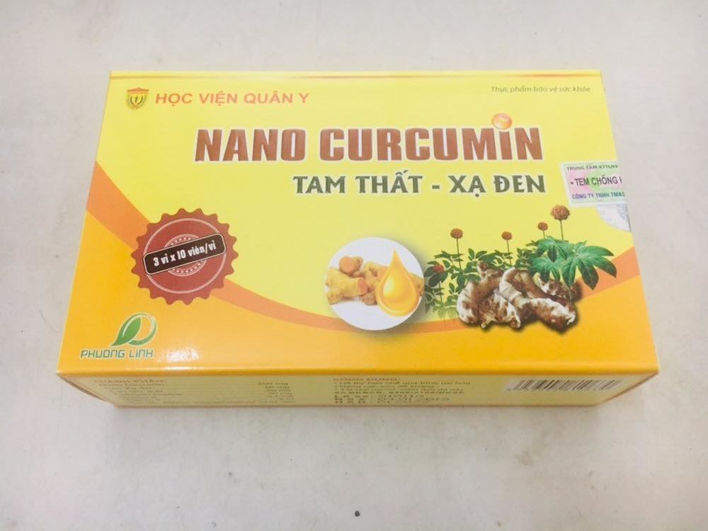 Nano Curcumin Tam Thất Xạ Đen