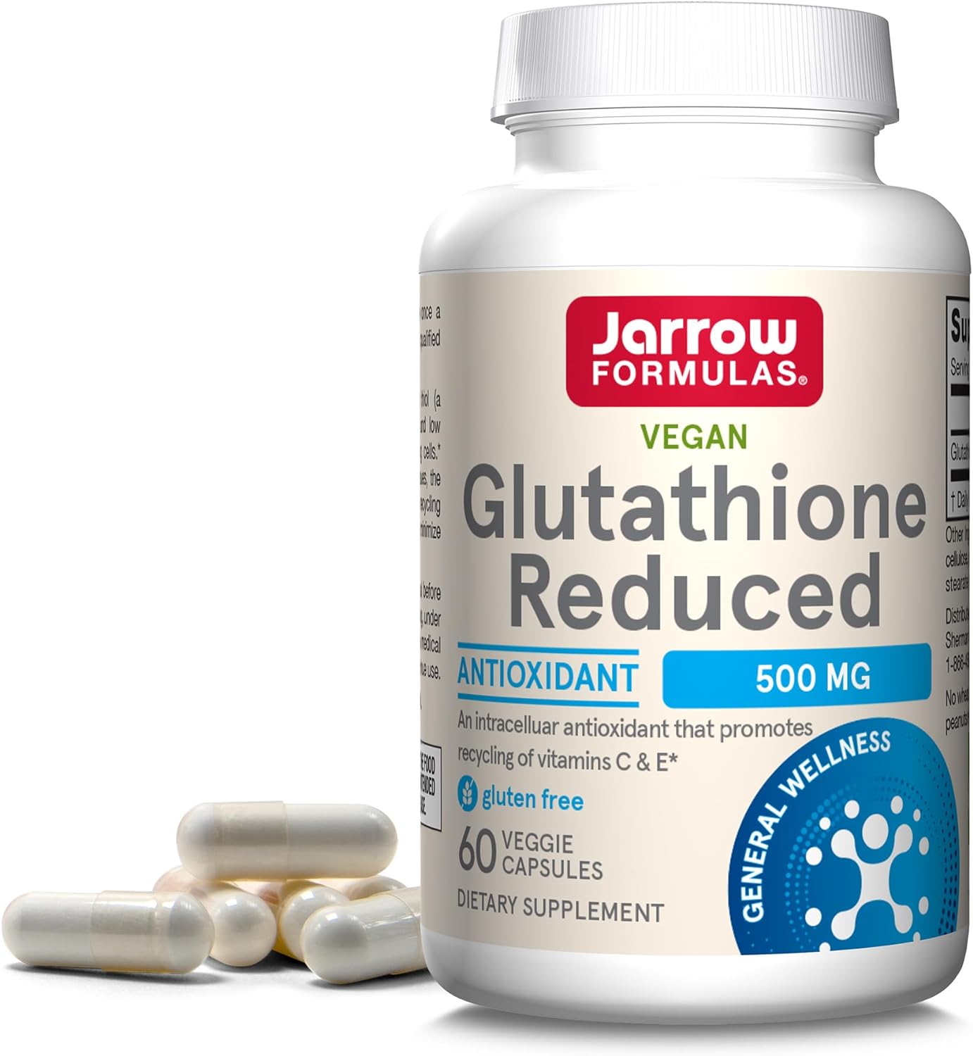 Glutathione Reduced Jarrow 500mg 60 viên