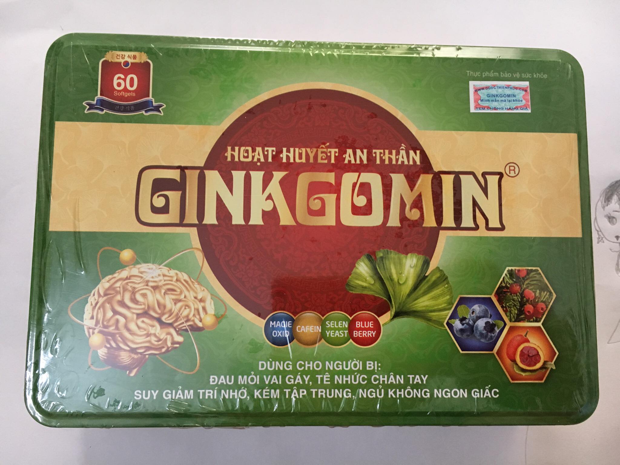 Hoạt huyết An thần Ginkgomin