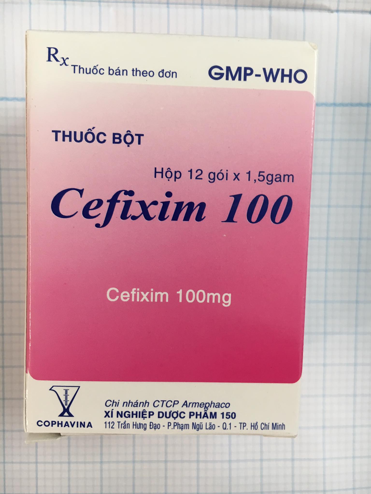 Cefixim 100mg gói