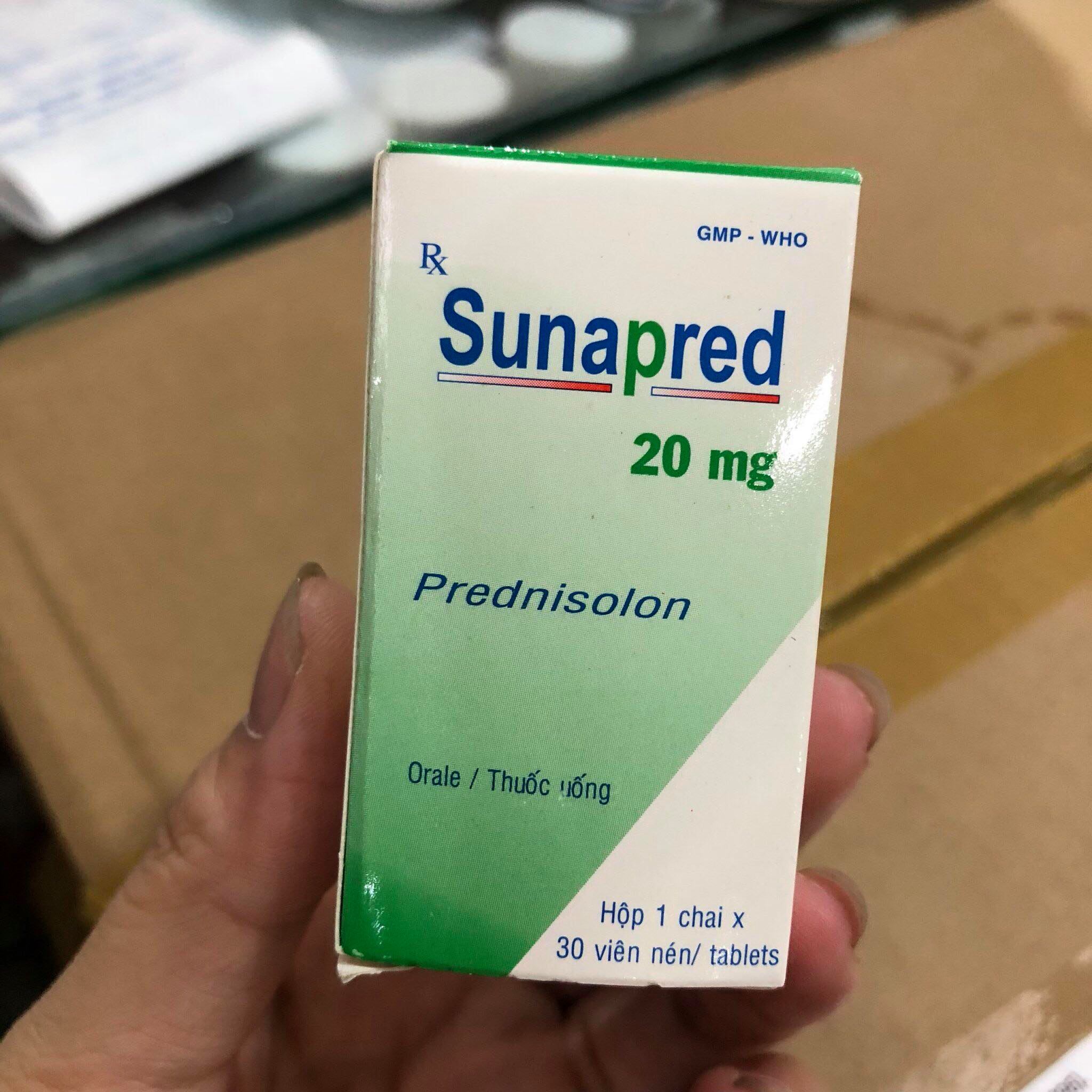 Sunapred 20mg (lọ 30 viên)