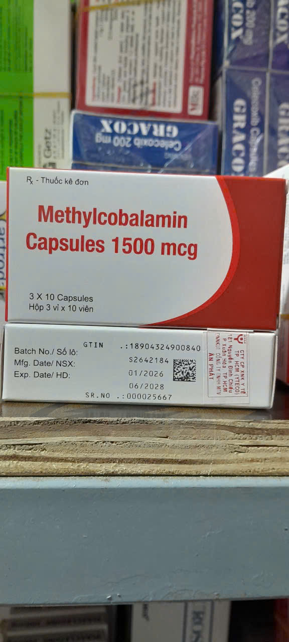 Methylcobalamin Capsules 1500mcg