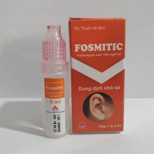 Thuốc nhỏ tai Fosmitic 150mg/5ml