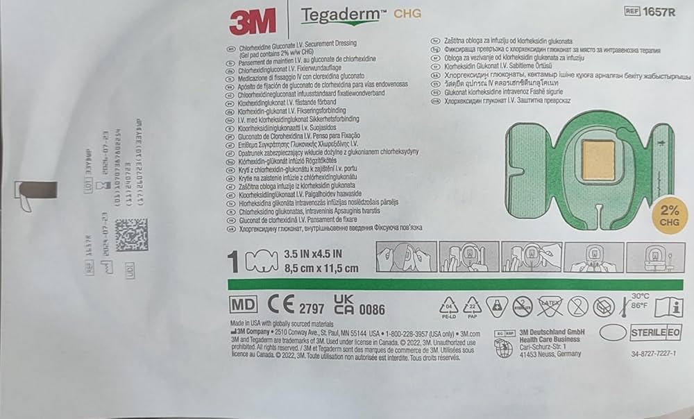 Băng dán 3M Tegaderm CHG 1657R 8.5x11.5cm
