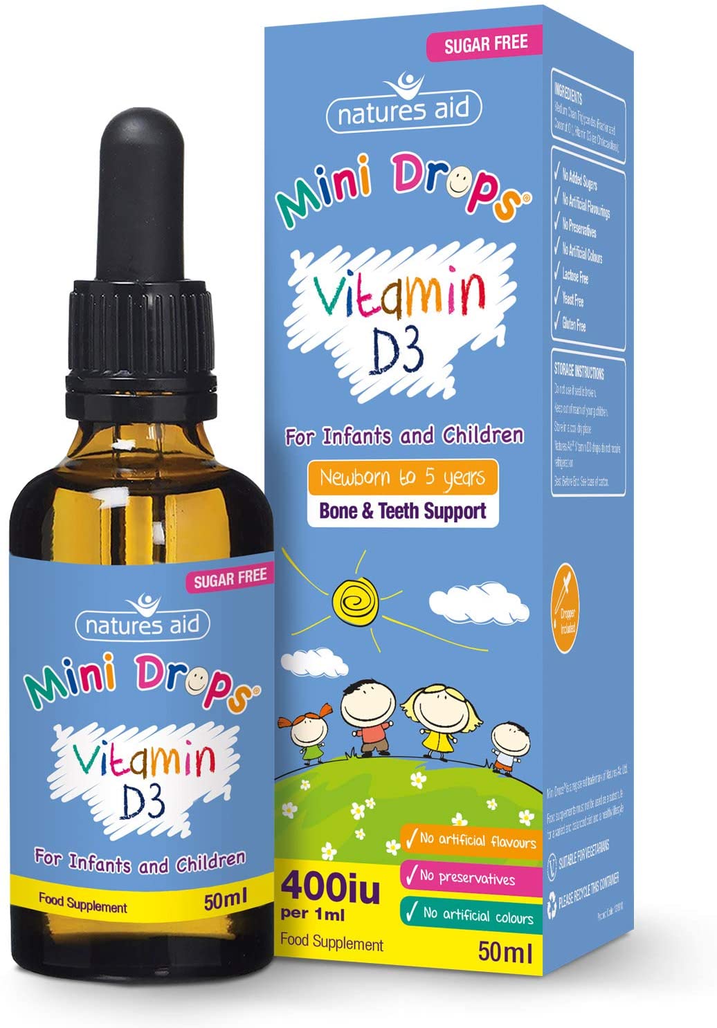 Vitamin D3 400IU Natures Aid