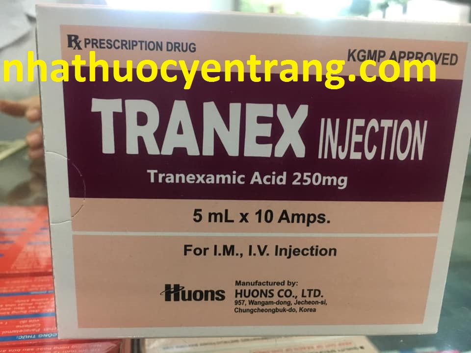 Tranex tiêm 250mg