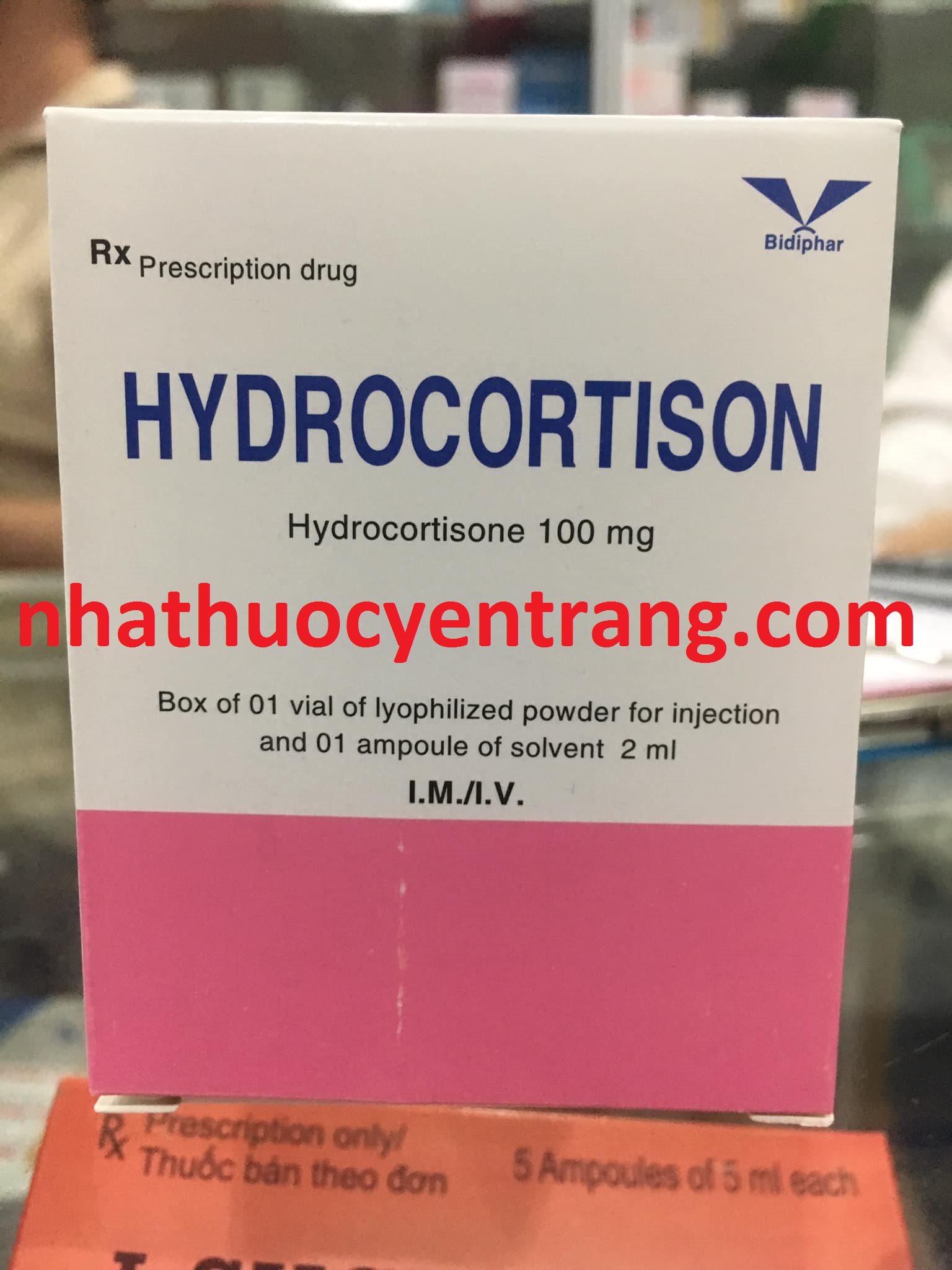 Hydrocortison tiêm 100mg Bình Định