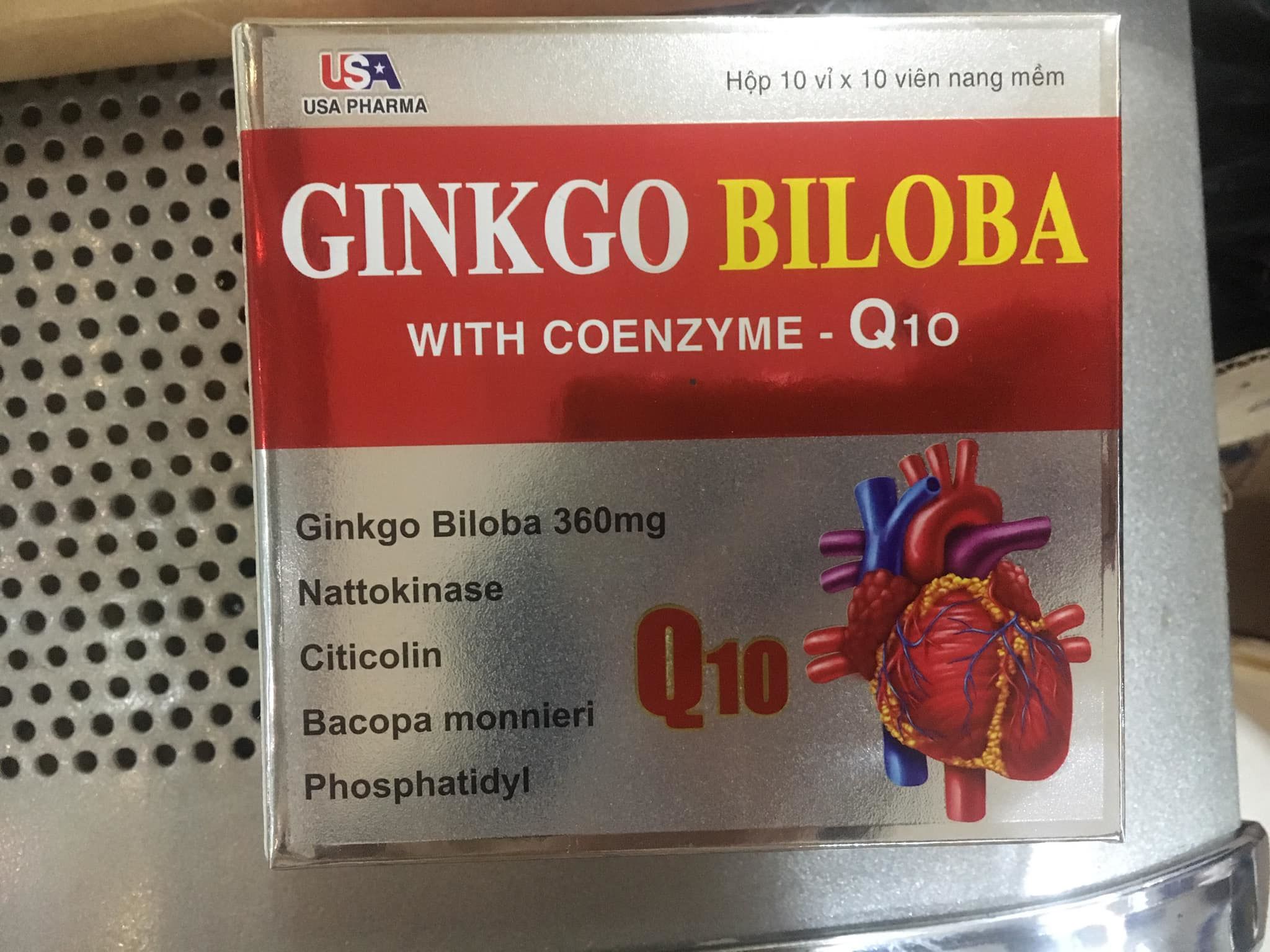Ginkgo Biloba 360mg with coenzyme Q10