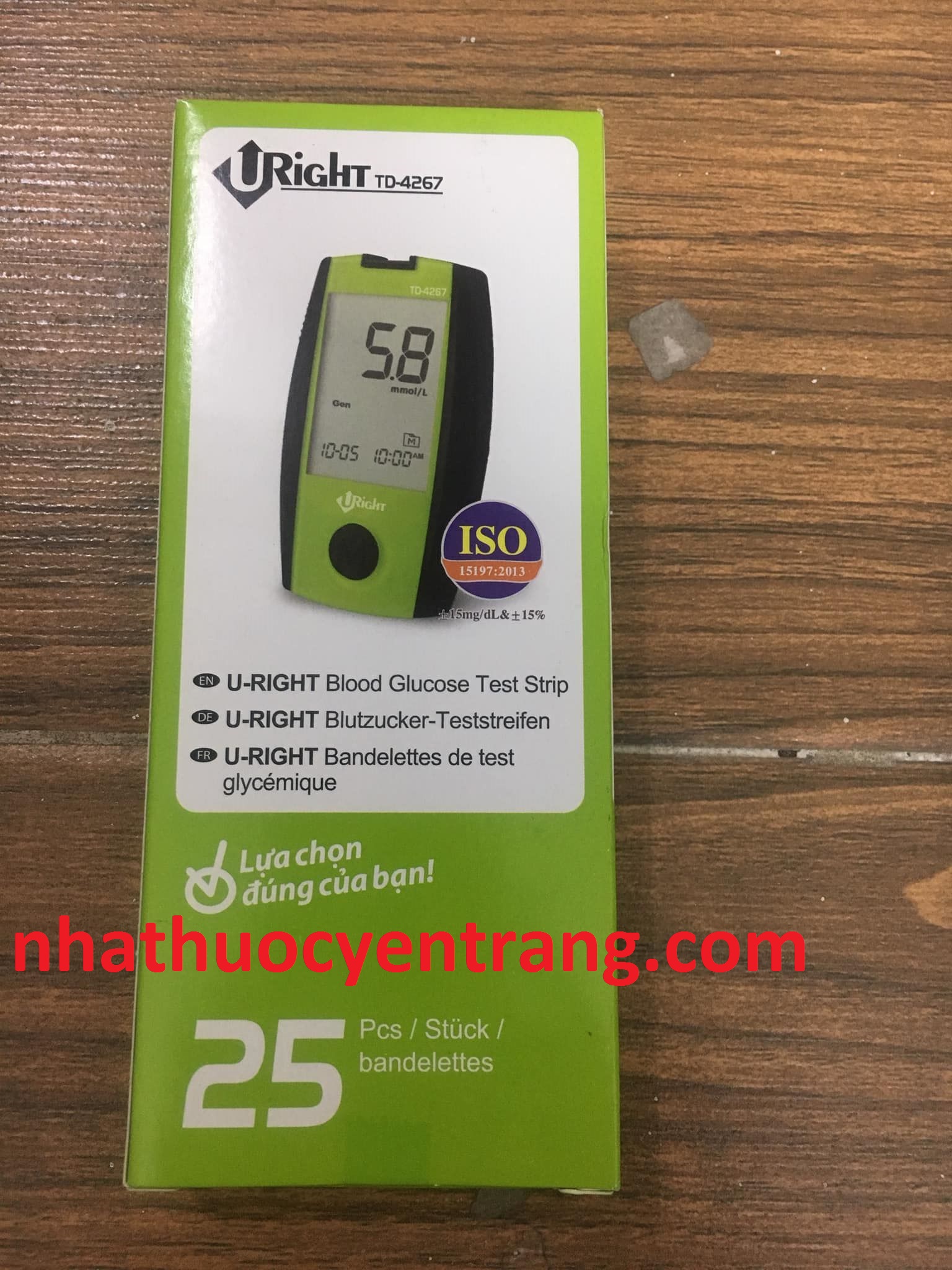 Que thử đường huyết U-Right 4267 (25 que)