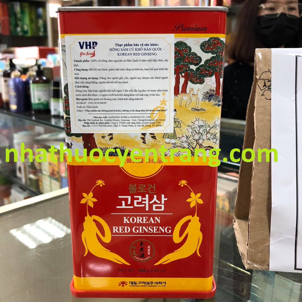 Hồng Sâm Củ Khô Korean Red Ginseng 150g Deadong