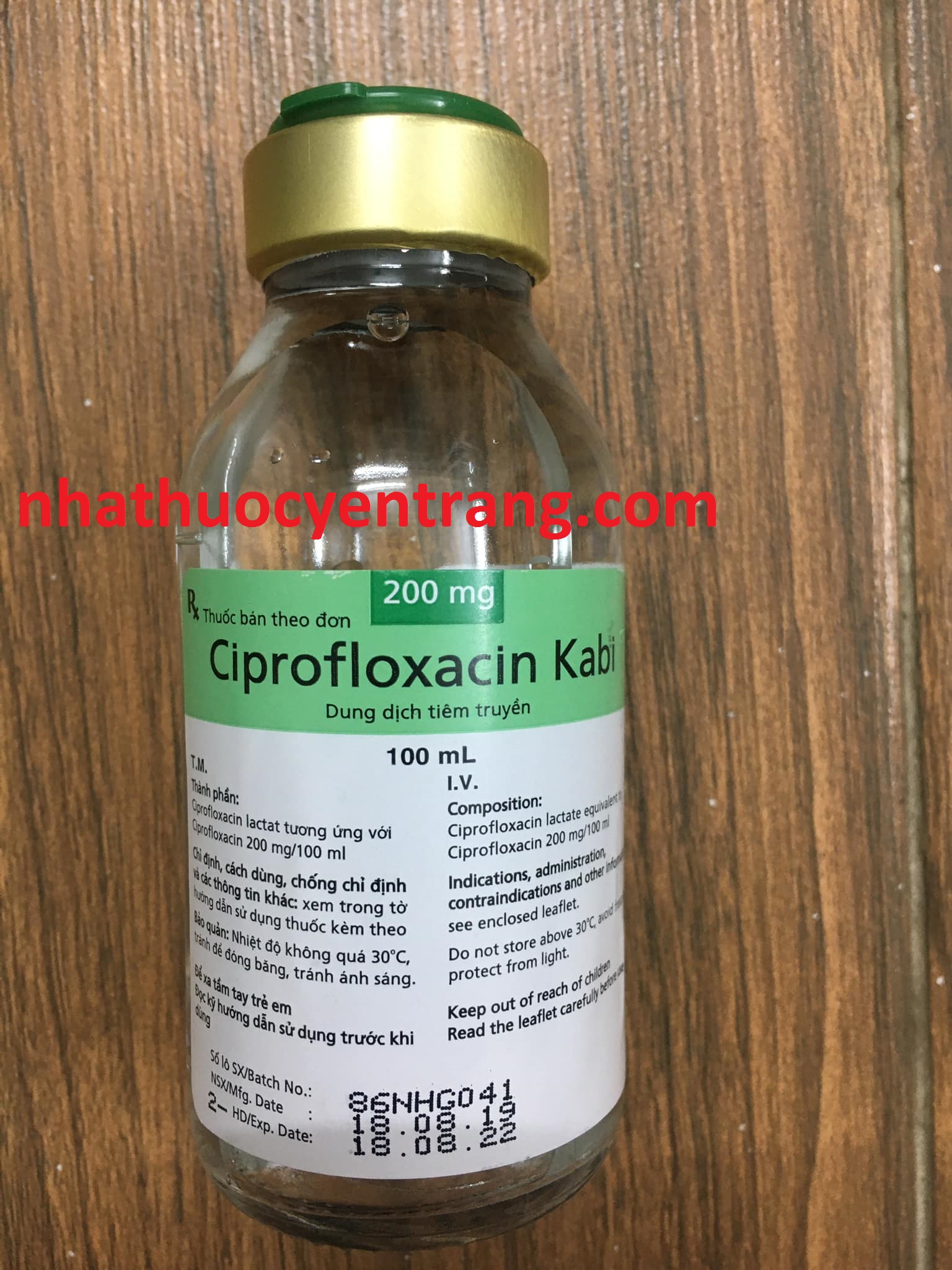 Ciprofloxacin Kabi 200mg/100ml
