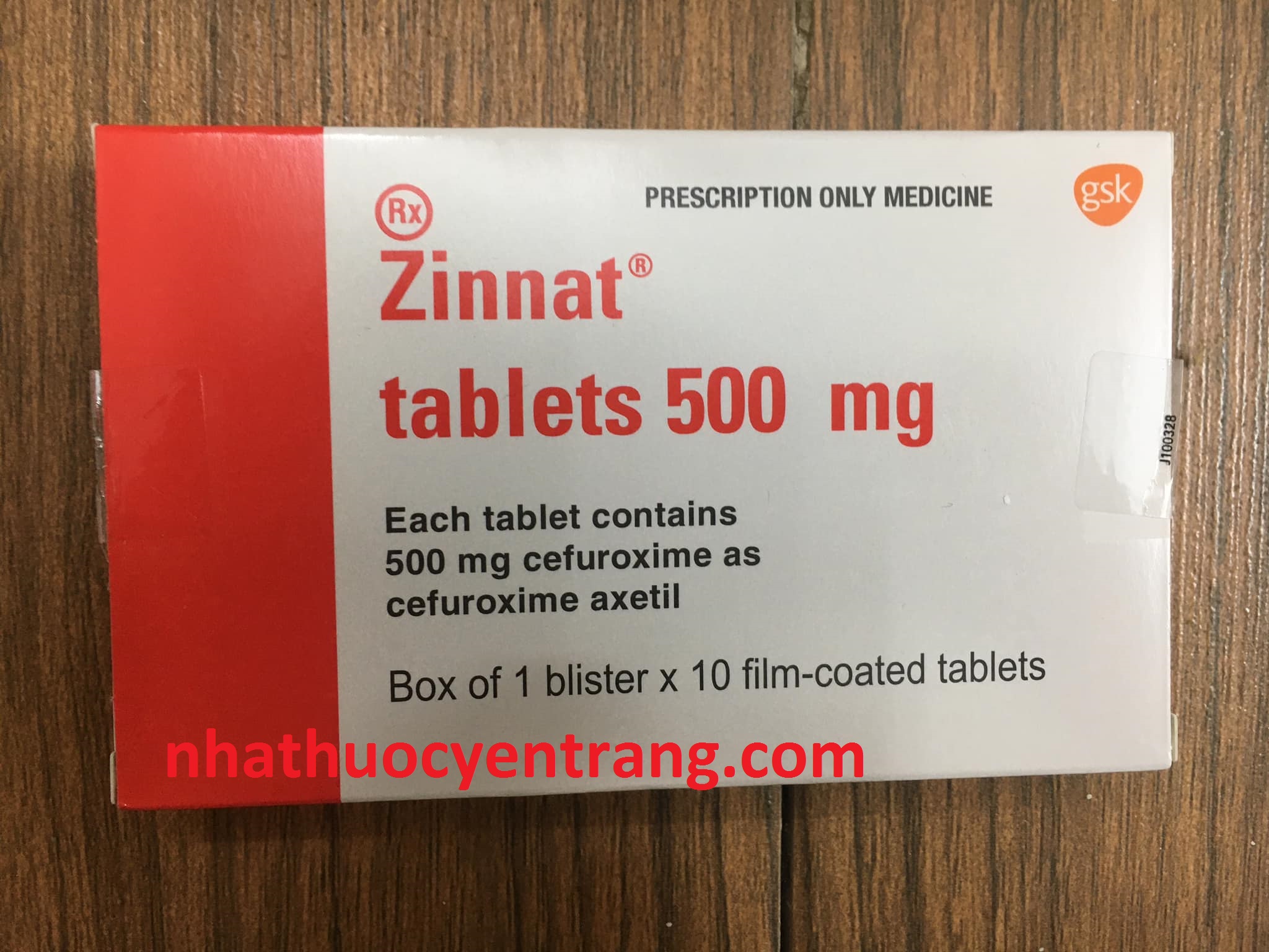 Zinnat viên 500mg