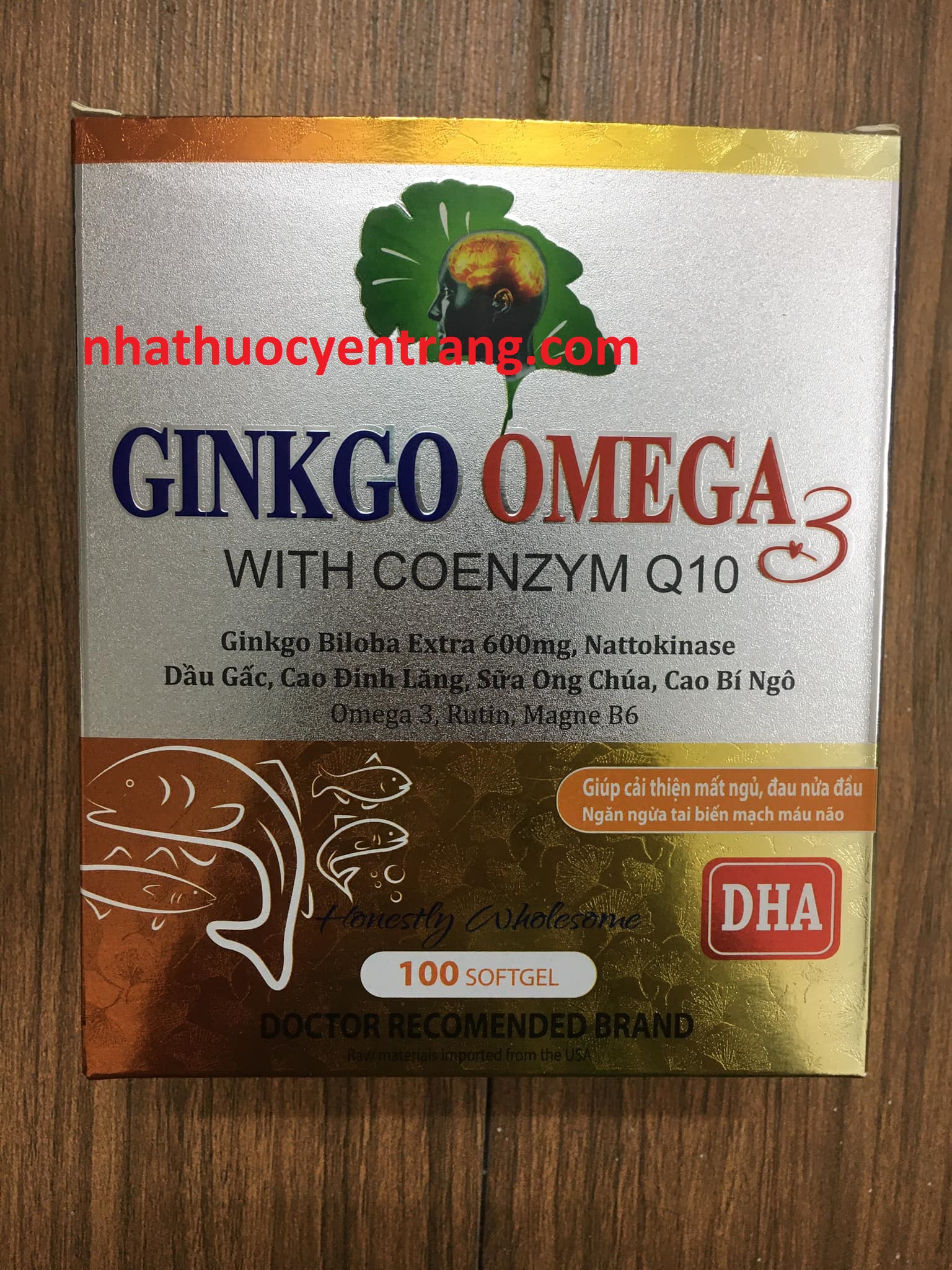 Ginkgo Omega 3 with coenzym Q10