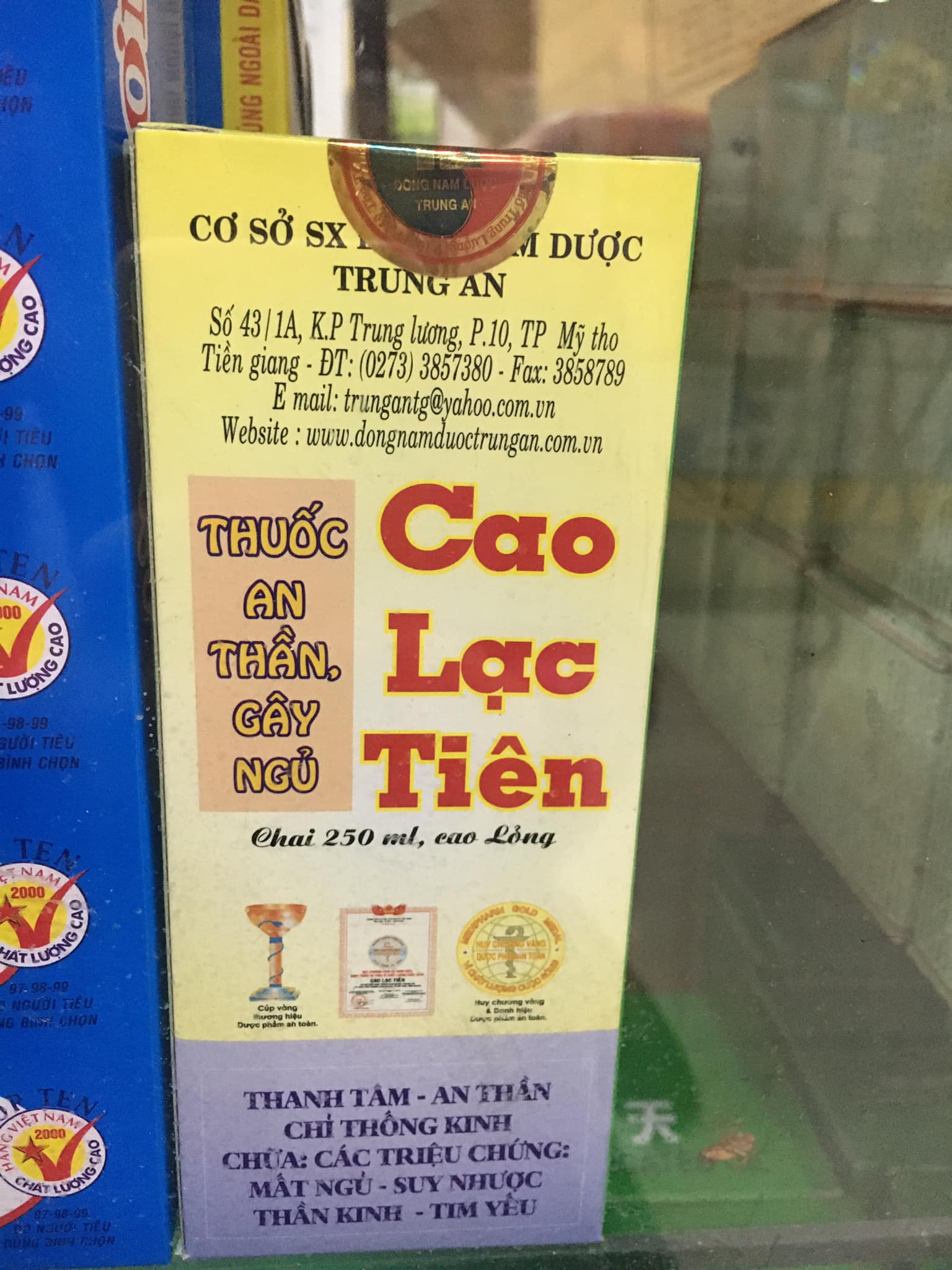 Cao lạc tiên 250ml