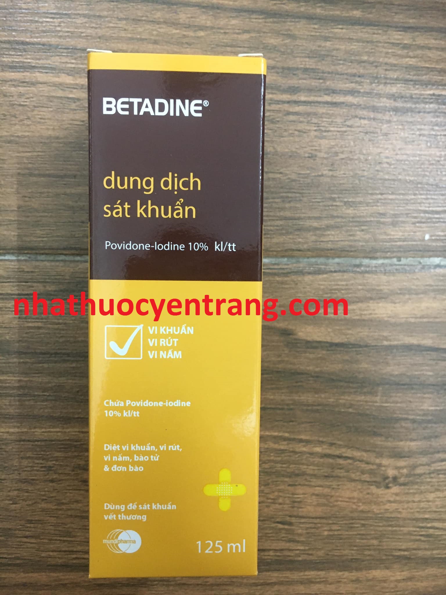 Betadine sát khuẩn 10% 125ml