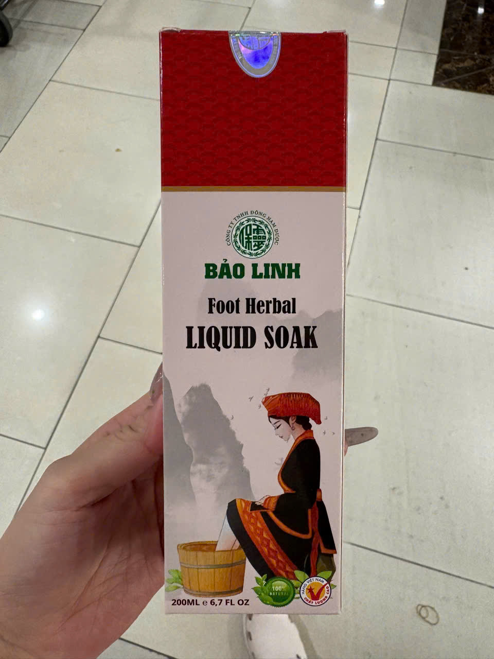 Thảo Dược Ngâm Chân Bảo Linh 200ml