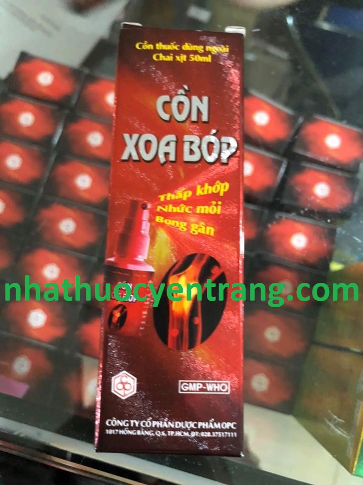 Cồn xoa bóp OPC (xịt) 50ml