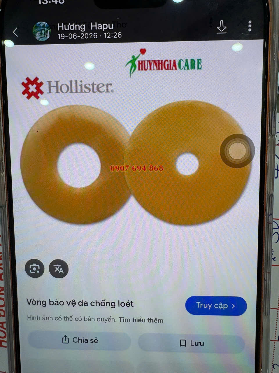 Vòng bảo vệ da chống loét Hollister