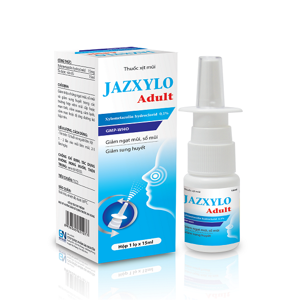Thuốc xịt mũi JAZXYLO Adult 15ml