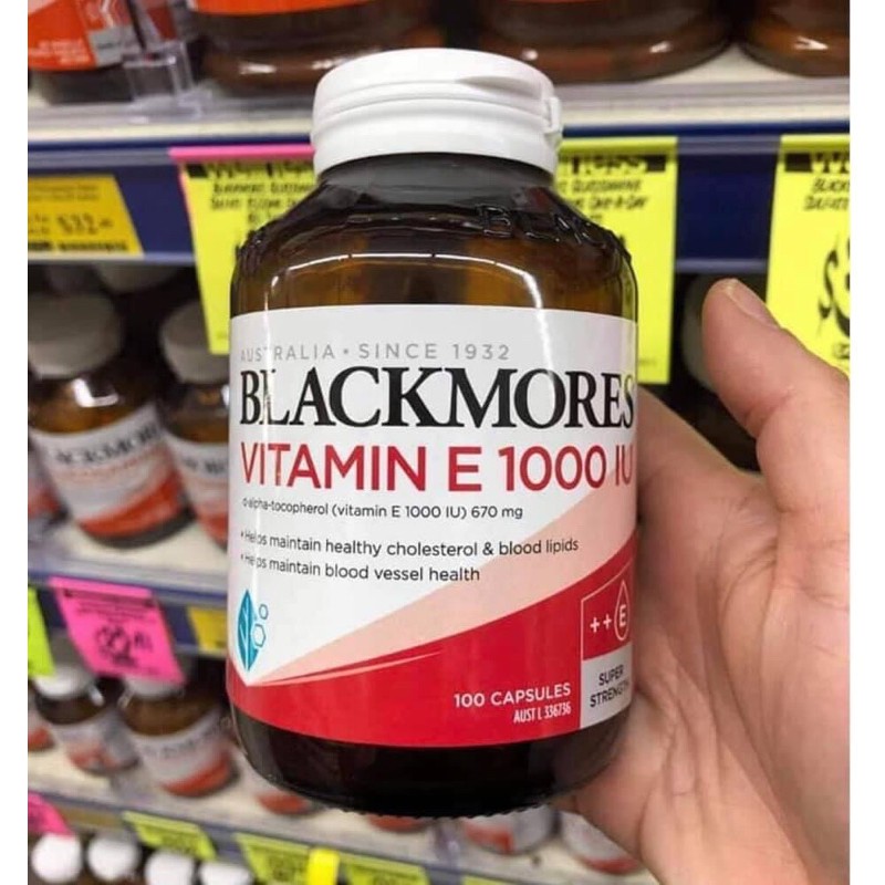 BlackMores Vitamin E 1000 IU 100 viên