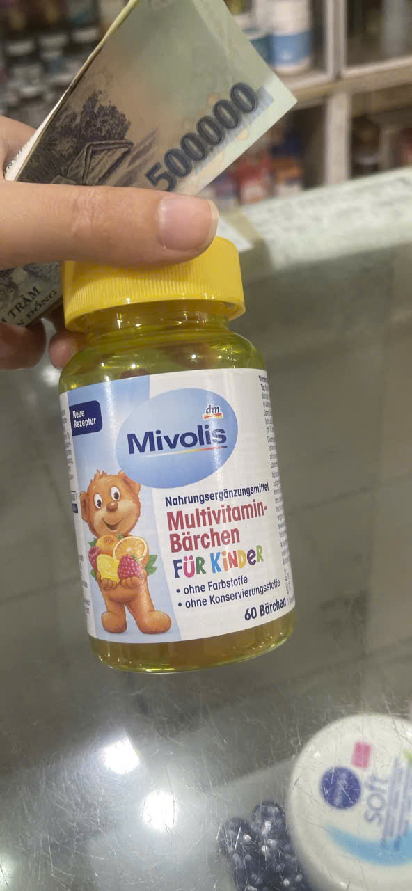Kẹo gấu Mivolis Multivitamin 60 viên Đức