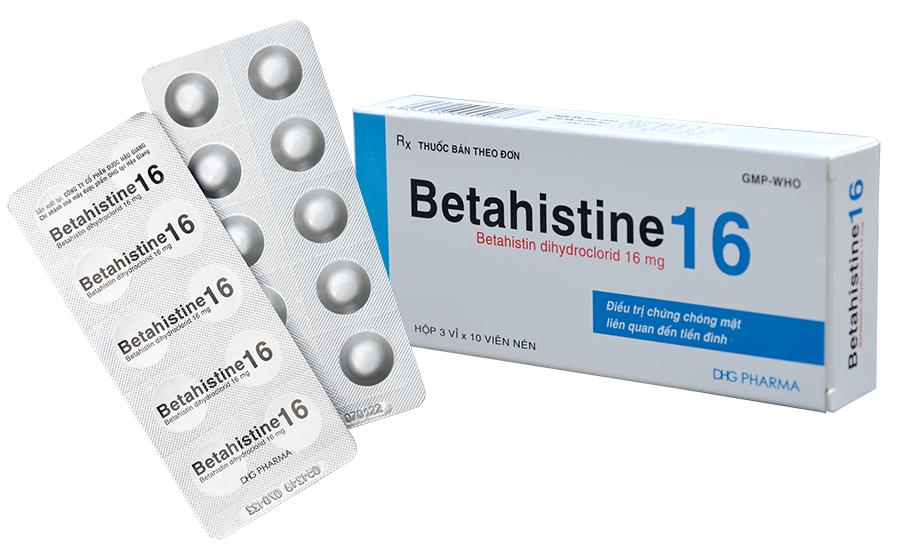 Betahistine 16mg Hậu Giang