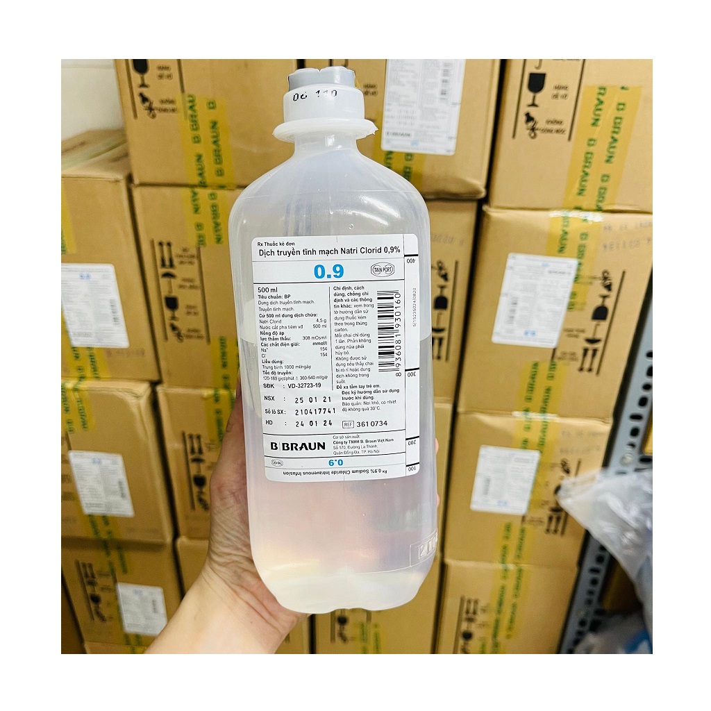 Natri Clorid 0.9% 500ml