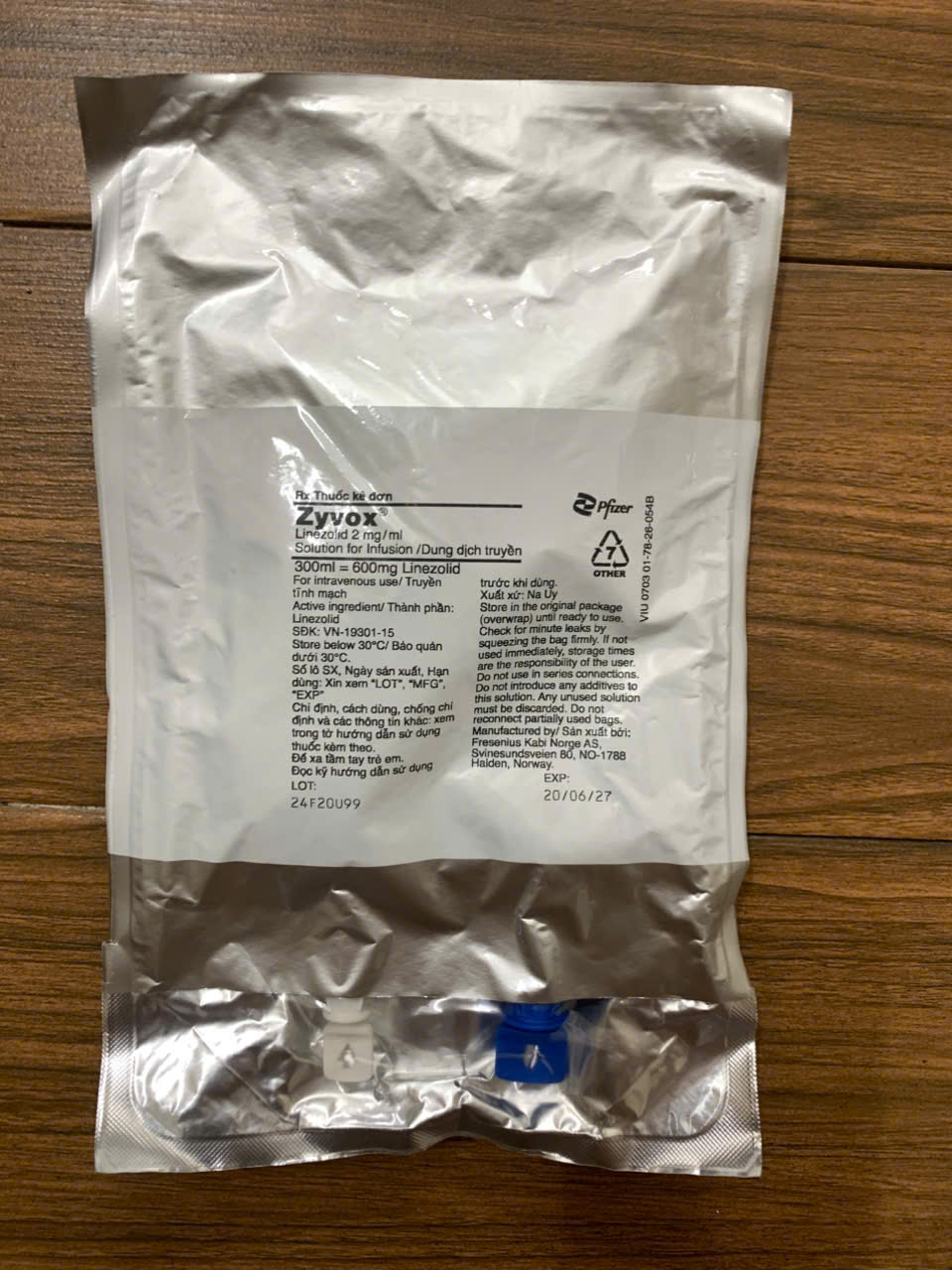 Zyvox 600mg/300ml