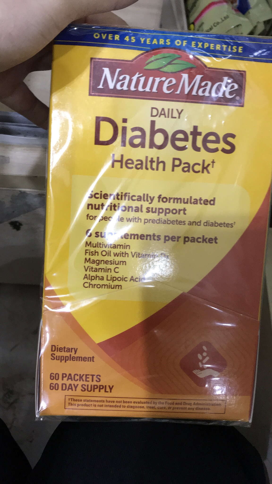 Nature Made Diabetes Health Pack 60 Gói